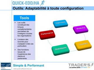 Outils: Adaptabilité à toute configuration 
Tools 
 Les outils 
constituent les 
briques 
complémentaires 
permettant de ...
