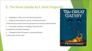 Presentation on famous books of literature . | PDF