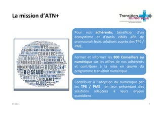 ATN+ - Nos missions et actions en faveur de la Transition Numérique