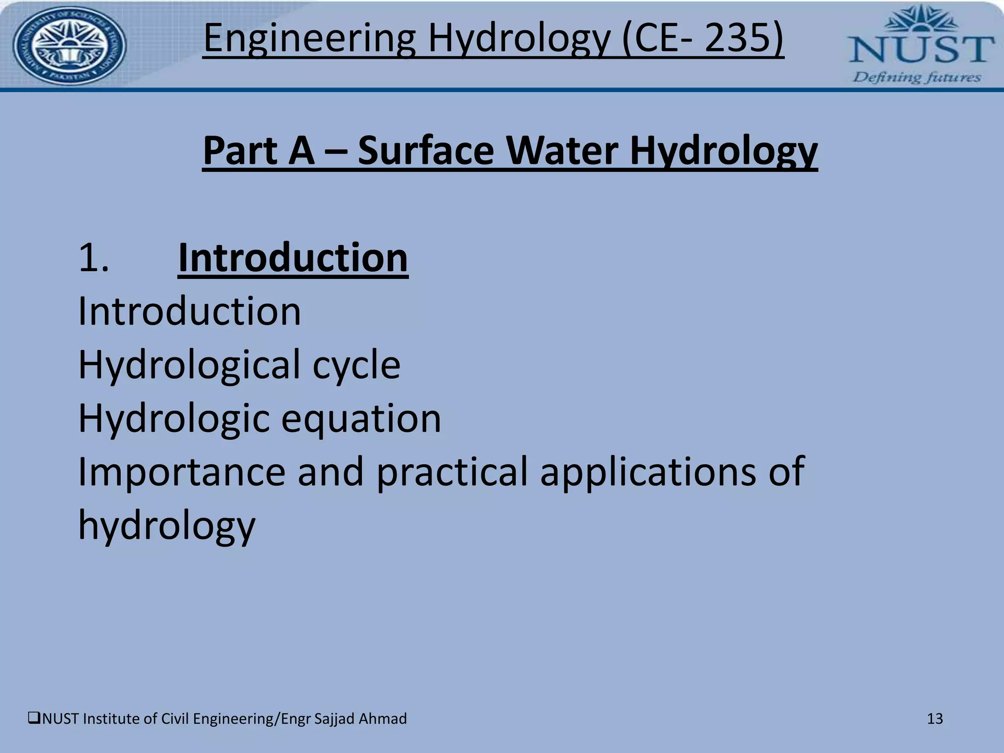 Estimate rainfall intensity for design purposes using simple empirical relationships