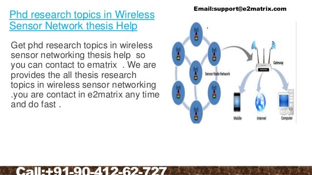 wireless sensor networks thesis phd