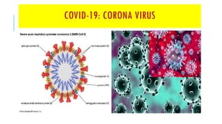 COVID-19: CORONA VIRUS
 