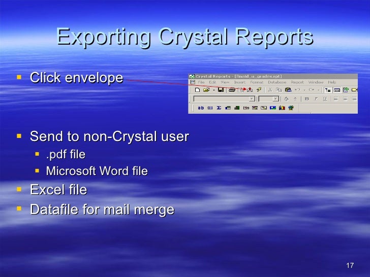 crystal reports for dummies pdf free