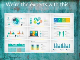 We’re the experts with
this…
 