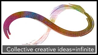 Collective creative ideas=infinite
http://static.ipaustralia.com.au/store3/10/78/1078354.1.high.jpg
 