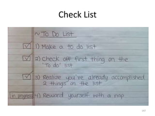 Check List
147
 