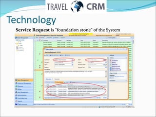 Technology Service Request  is “foundation stone” of the System 
