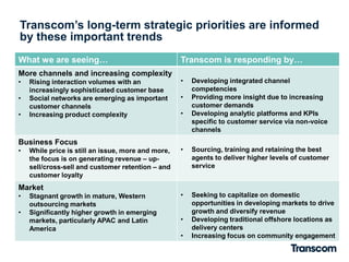 Transcom Mid Quarter and CSR Update Slide 12