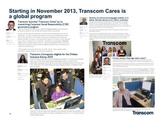 Transcom Mid Quarter and CSR Update Slide 15