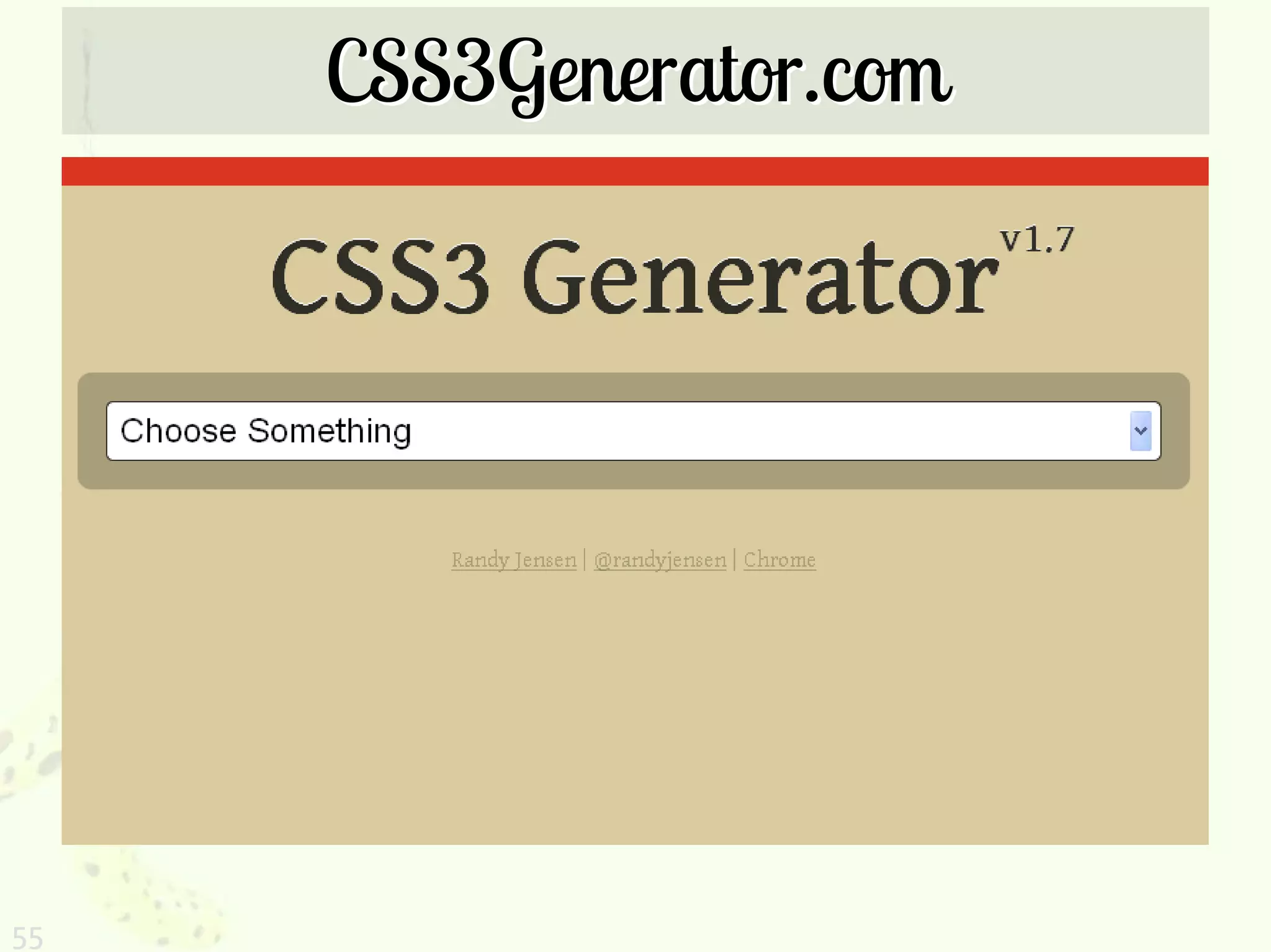 CSS3Generator.com




55
 