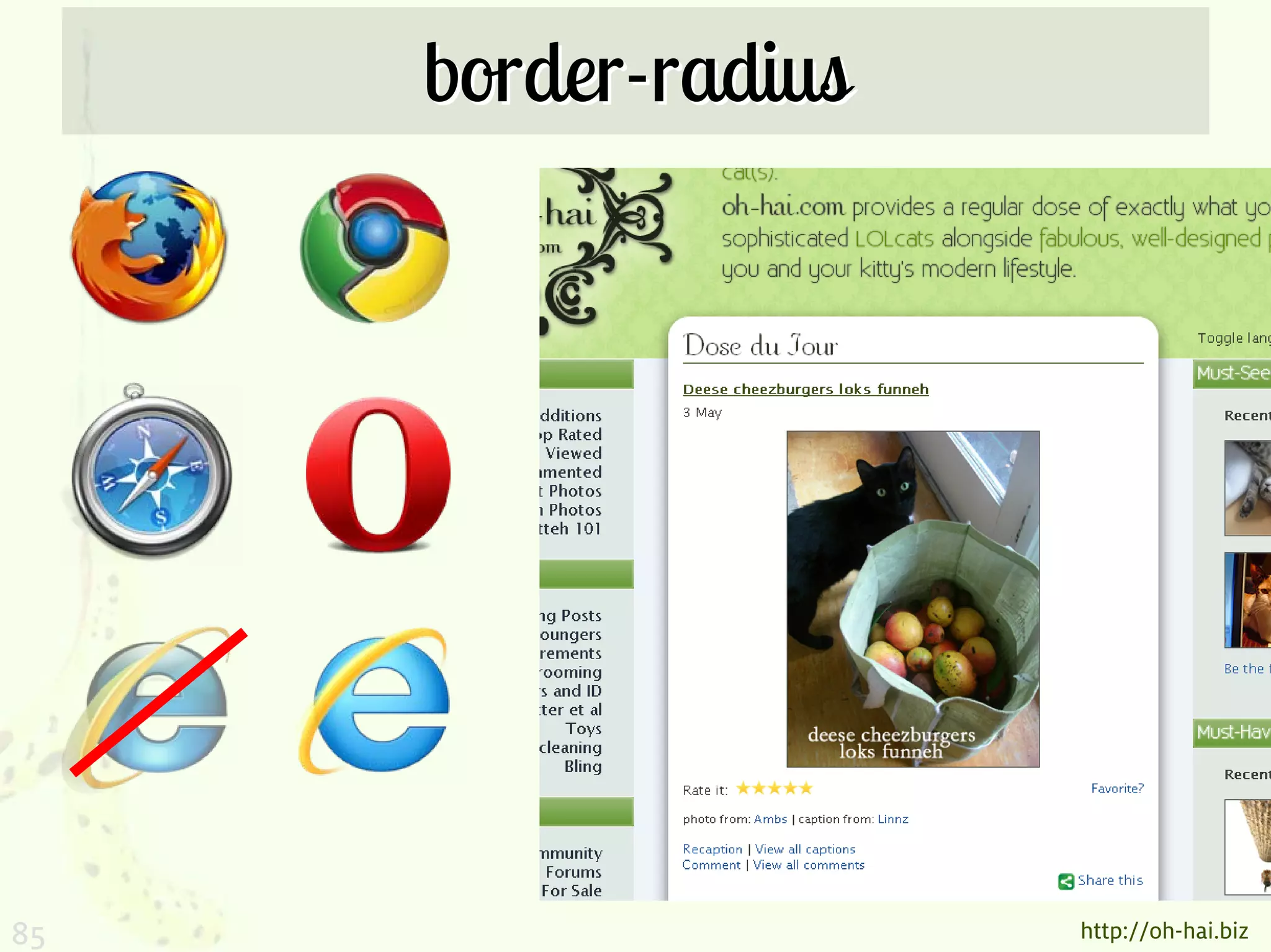border-radius




85                   http://oh-hai.biz
 