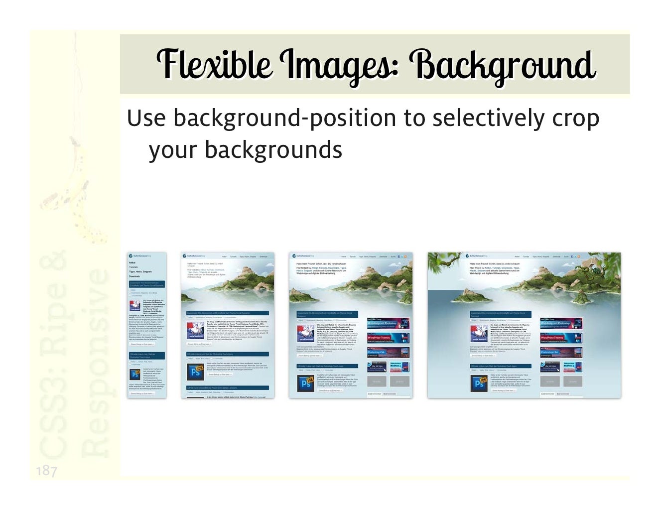 Flexible Images: Background Use background-position