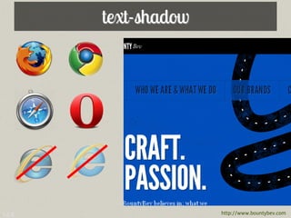 text-shadow




144                 http://www.bountybev.com
 