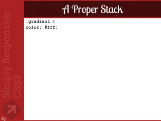 A Proper Stack
     .gradient {
     color: #fff;




83
 