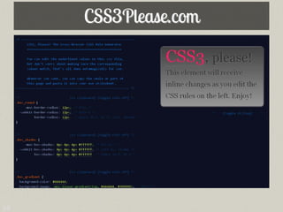 CSS3Please.com




96
 