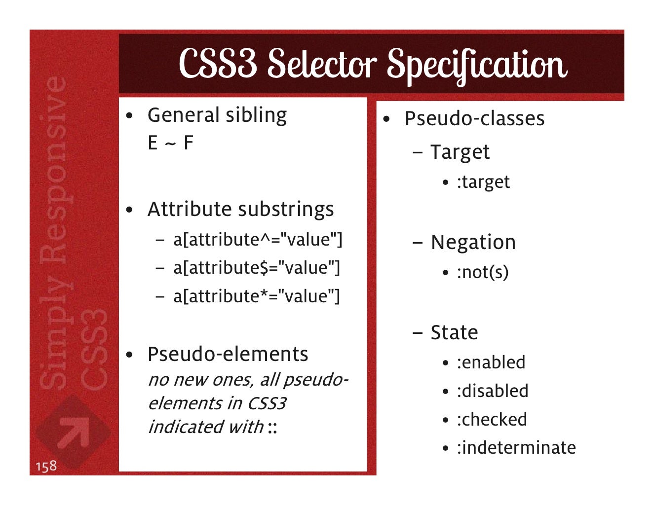 CSS3 Selector Specification • General