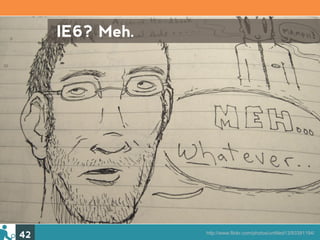 IE6? Meh.




42               http://www.flickr.com/photos/untitled13/83391194/
 
