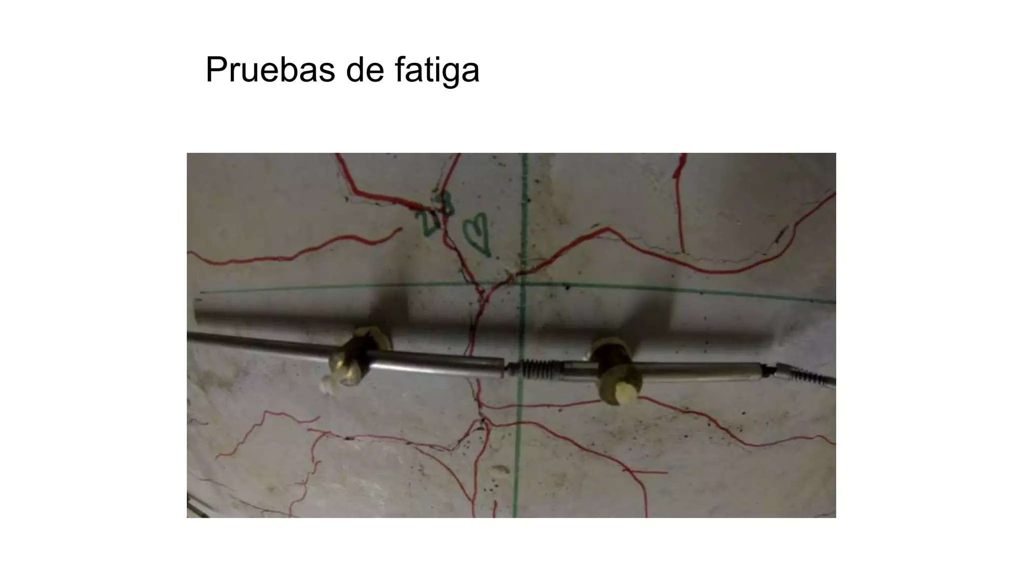 Pruebas de fatiga
 