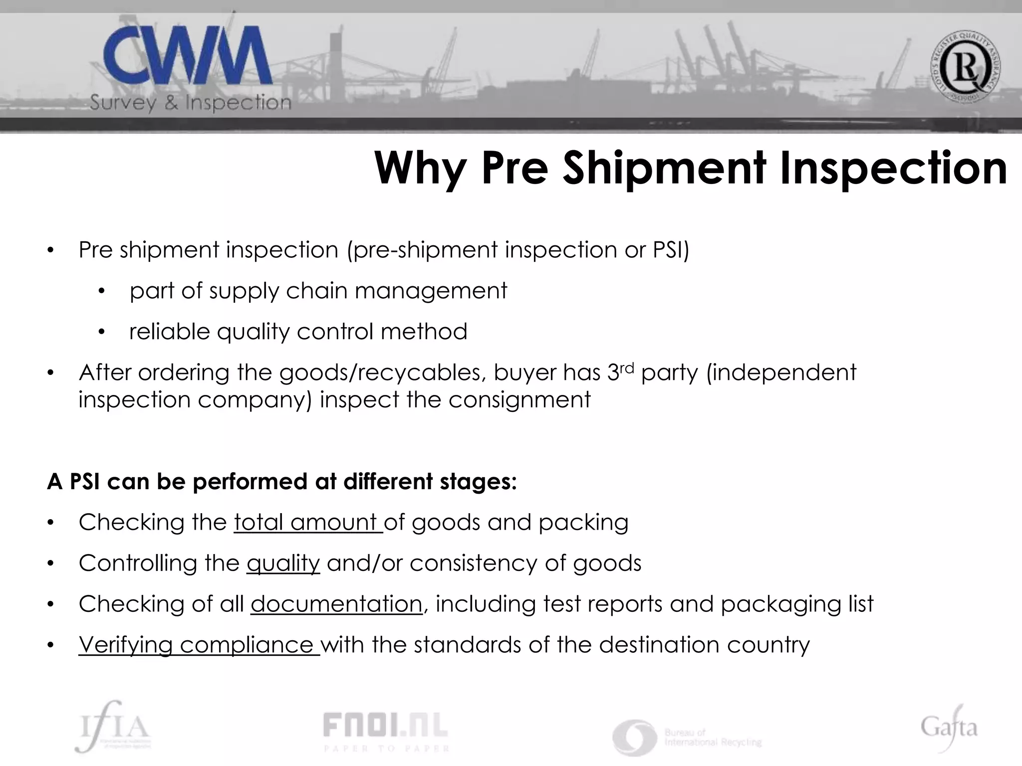 CWM Survey & Inspection | PPTX