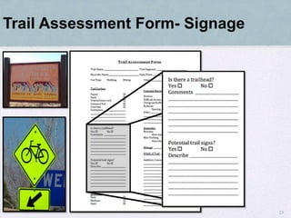 Trail Assessment Form- Signage




                                 23
 