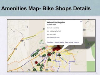 Amenities Map- Bike Shops Details




                                    36
 