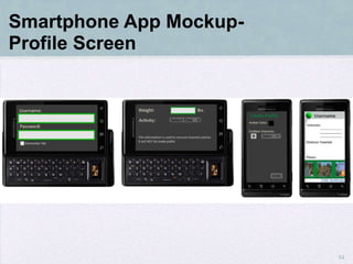 Smartphone App Mockup-
Profile Screen




                         54
 