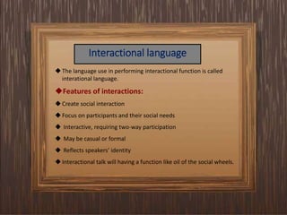 Functions of language | PPTX | Programming Languages | Computing