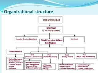 Organizational structure
 
