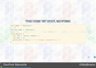 Présentation de Dart