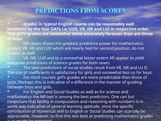 Presentation dat.ppt on aptitude in the field of psychology | PPT