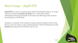 Presentation data collection and gtfs | PPTX