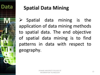 Presentation data mining | PPT image.