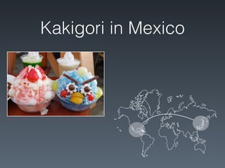 Kakigori in Mexico
 