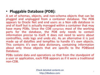 Presentation day1oracle 12c | PPTX