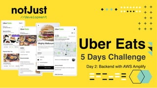 Uber Eats
5 Days Challenge
Day 2: Backend with AWS Amplify
 