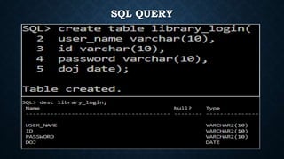 SQL QUERY
 