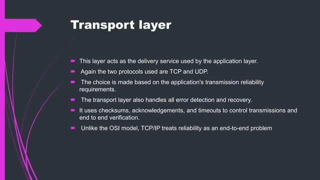 Presentation on TCP\IP protocols | PPTX