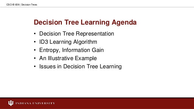 decision tree learning
