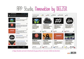 AAPPPP SSttuuddiioo,, ll’’iinnnnoovvaattiioonn bbyy DDEEEEZZEERR
 