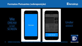 13 Confidential. For Internal Use Only. *É possível estabelecer frequência, delimitar faixas de horário, dias da semana e, também, garantir valores mínimos para cada formato.
Under
BANNER
IMAGENSILUSTRATIVAS
Formatos Flutuantes (sobreposição)
 