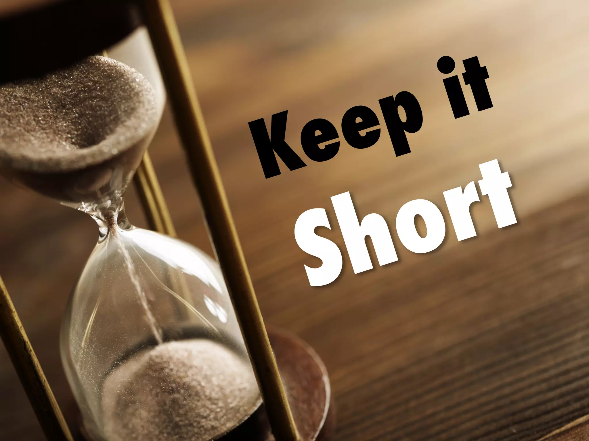 NEVER	
   use	
  online	
  videos,	
  
if	
  you	
  can	
  avoid	
  it	
  
 