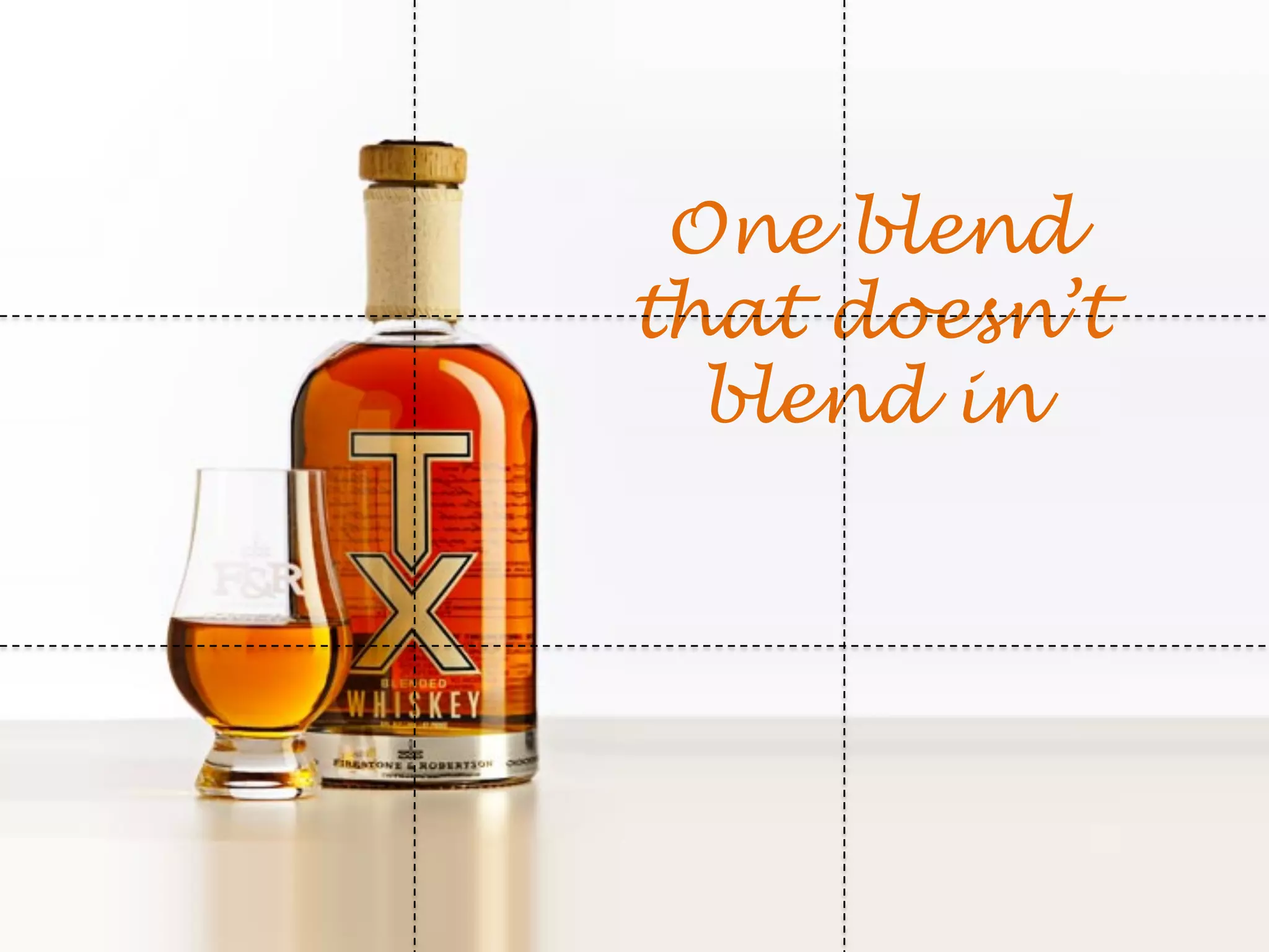 One blend
that doesn’t
blend in
 