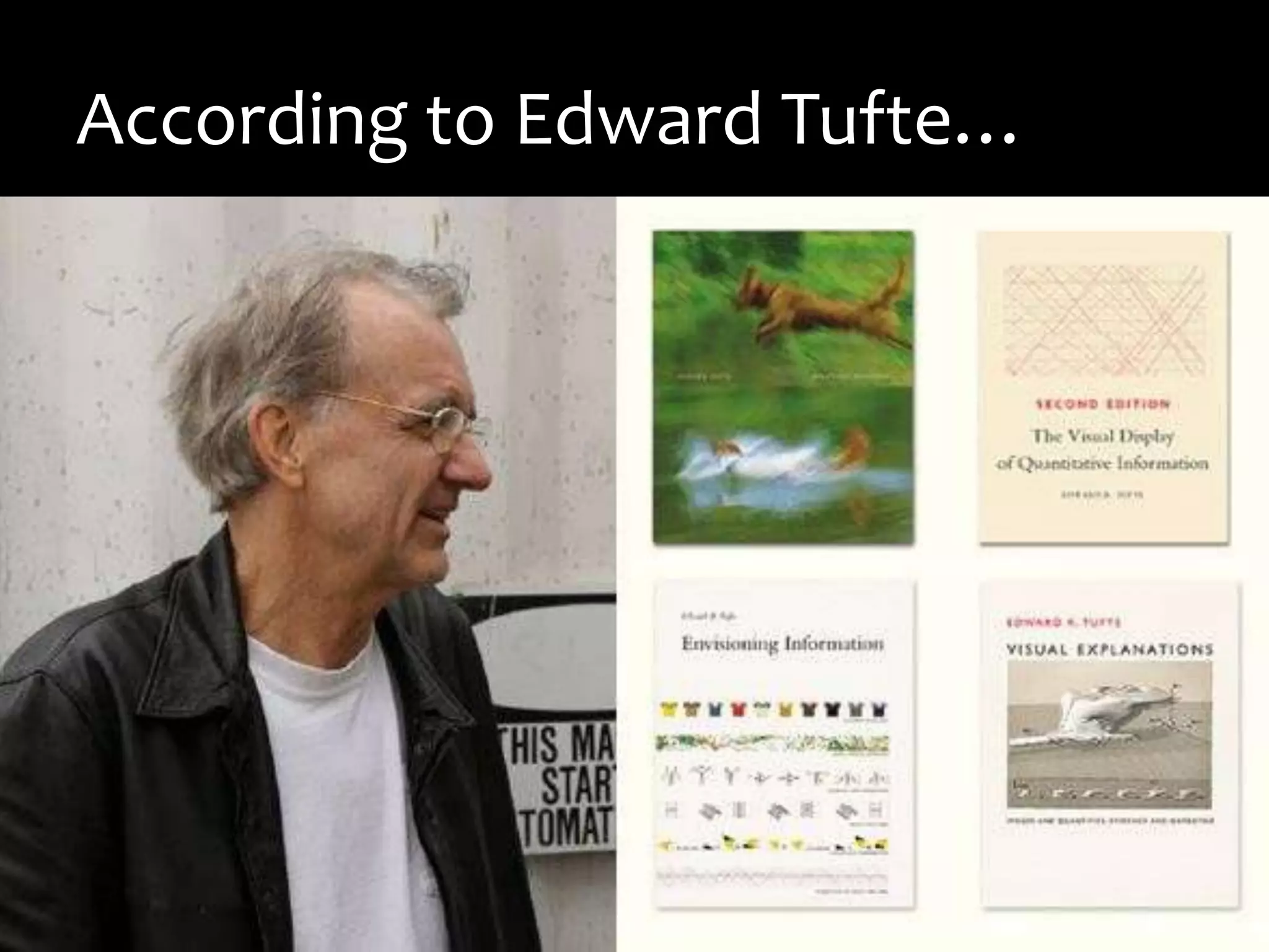 According to Edward Tufte…