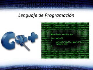 Lenguaje de Programación
