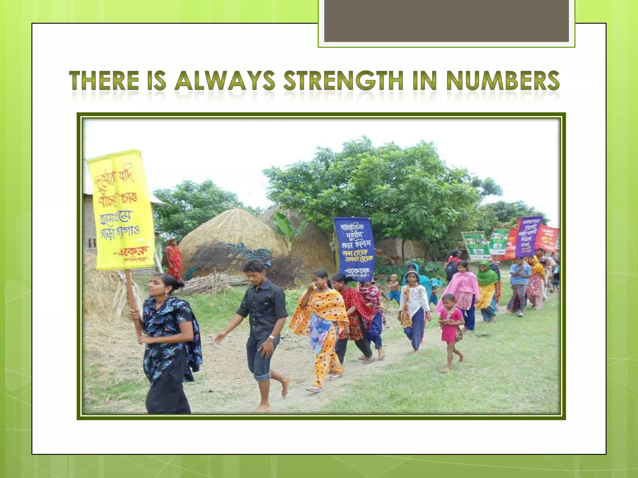 Presentation DIPECHO Program on Disaster Risk Reduction in Bangladesh