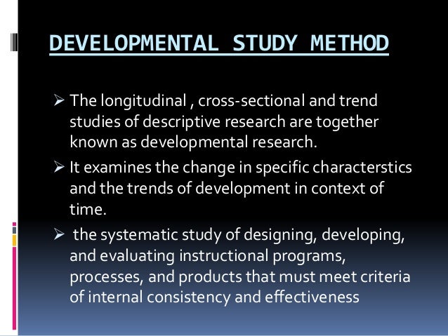 Descriptive research techniques