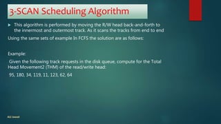 Disk Scheduling Algorithms | PPTX