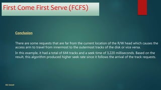 Disk Scheduling Algorithms | PPT image.