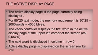 Text Mode Programming in Assembly | PPTX