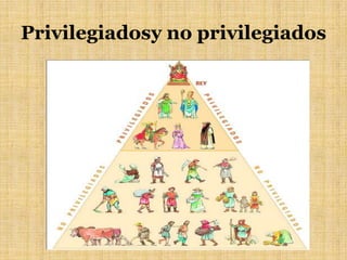 Privilegiadosy no privilegiados
 